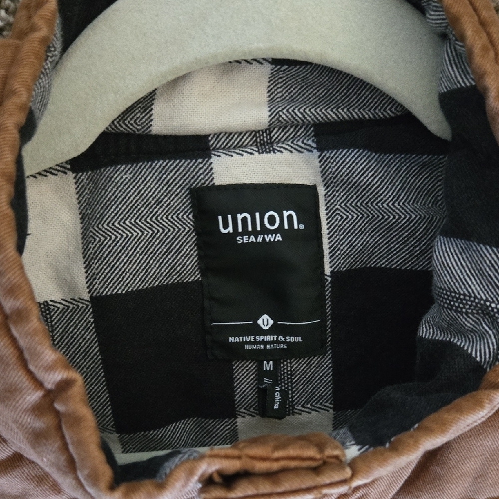 Union Men's Brown Quilted Vest Jacket Size Medium - Picture 4 of 6